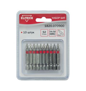  Набор бит Elitech 1820.070900, фото 1 