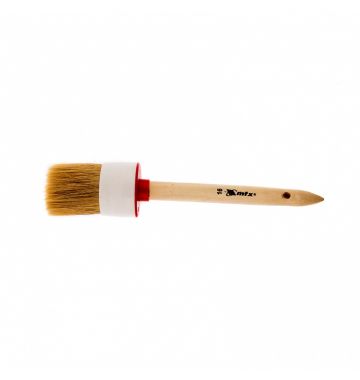  Кисть круглая №16 (55 мм), натуральная щетина, деревянная ручка MTX, фото 1 
