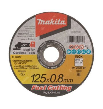  Диск отрезной Makita E-10877, фото 1 