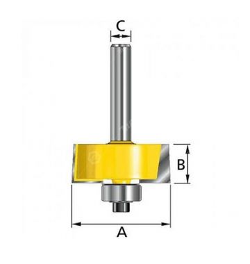  Кромочная фальцевая фреза Makita D-11536, фото 1 