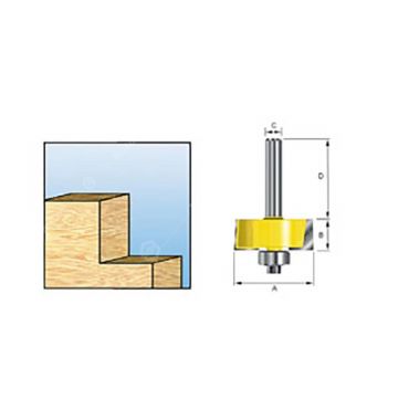  Кромочная фальцевая фреза Makita D-48745, фото 1 