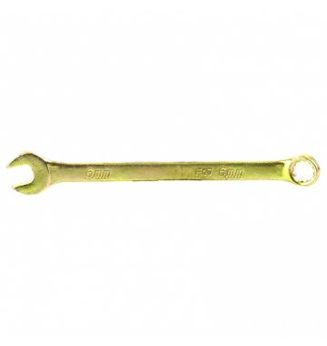  Ключ комбинированный, 6 мм, желтый цинк Сибртех, фото 1 