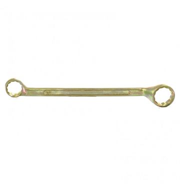 Ключ накидной, 24 х 27 мм, желтый цинк Сибртех, фото 1 