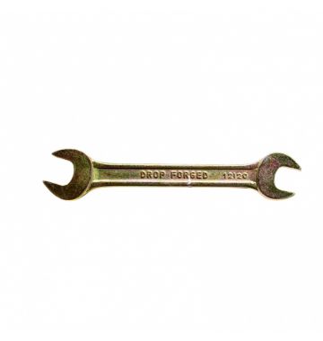  Ключ рожковый, 12 х 13 мм, желтый цинк Сибртех, фото 1 