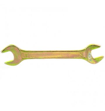  Ключ рожковый, 14 х 15 мм, желтый цинк Сибртех, фото 1 