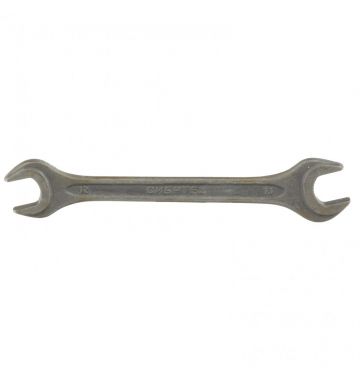  Ключ рожковый, 12 х 13 мм, CrV, фосфатированный, ГОСТ 2839 Сибртех, фото 1 